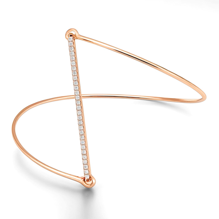 Diamond Bangle Listring YB-017