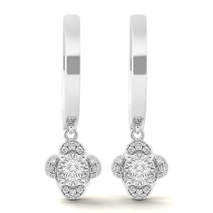 Diamond Earrings Solitaire Maya E16056-27