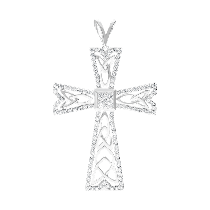 Diamond Ladies Pendant Cross LSF0152