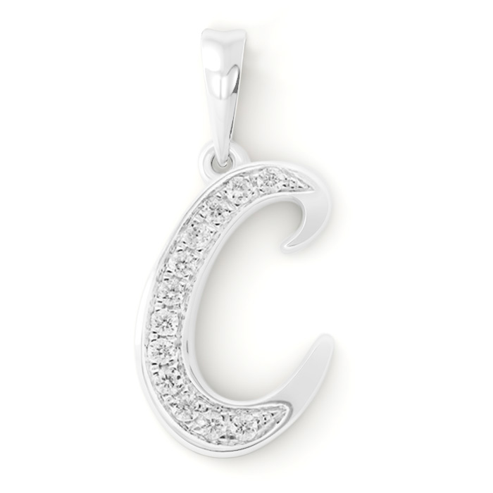 Diamond Pendant Alphabet LWF0445