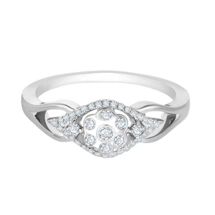 Diamond Ring Illusion Lotus CWF0808