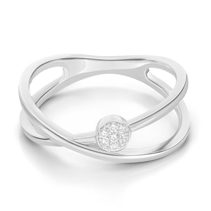 Diamond Ring Illusion Lotus JDR0042