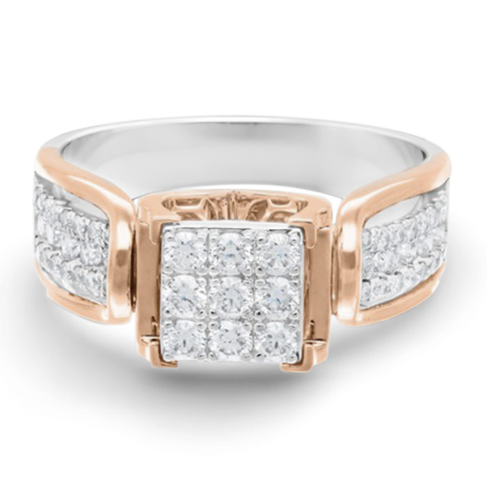 Diamond Ring Illusion Princess JDR8081