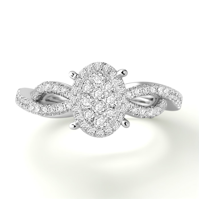 Diamond Ring Illusion Serenity CWF0754