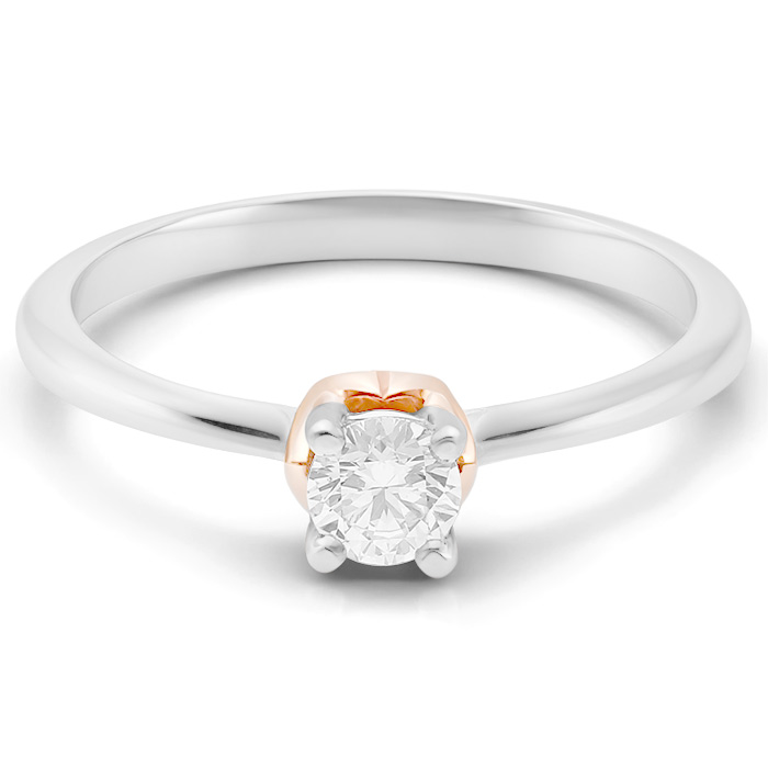 Diamond Ring Solitaire Round CWSS0115