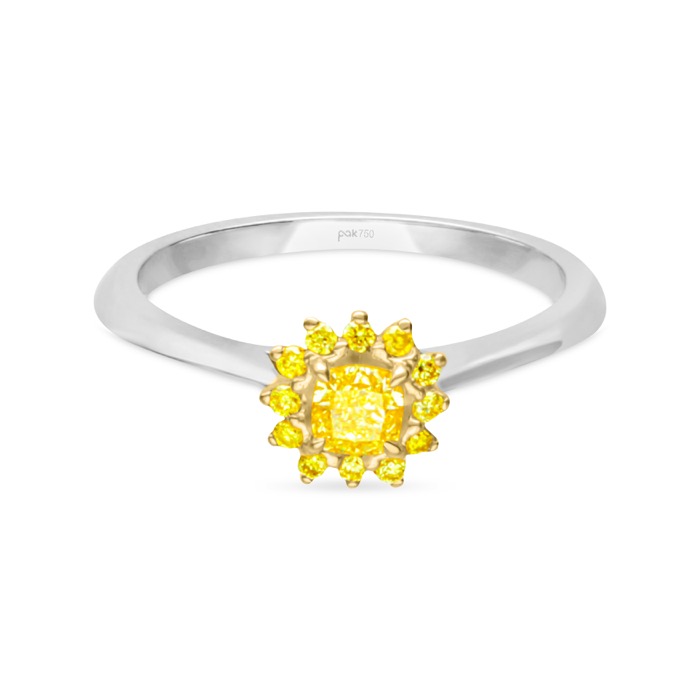 cincin berlian kuning, cincin berlian, 