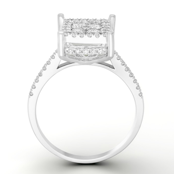 Diamond Ring Illusion Princess CWF1205