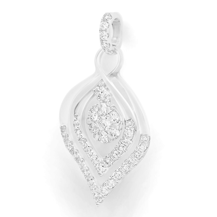 Diamond Pendant Illusion Lotus JDP8041