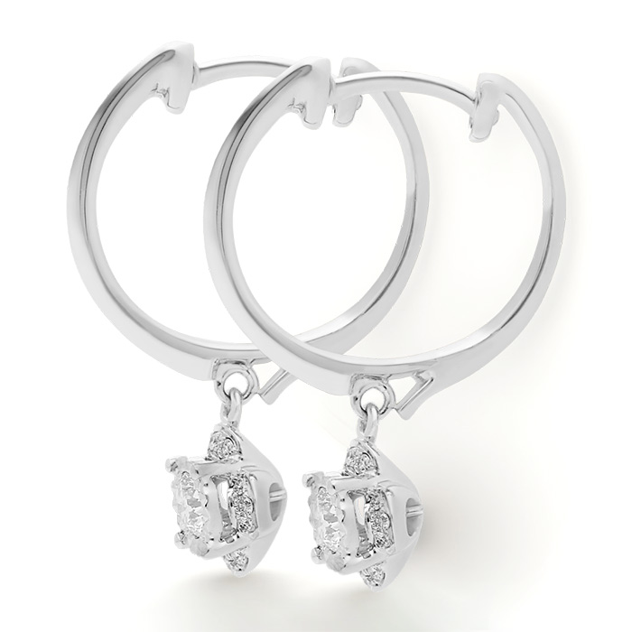 Diamond Earrings Solitaire Maya E16056-27