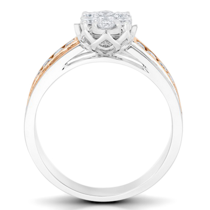 Diamond Ring Illusion Lotus JDR8060