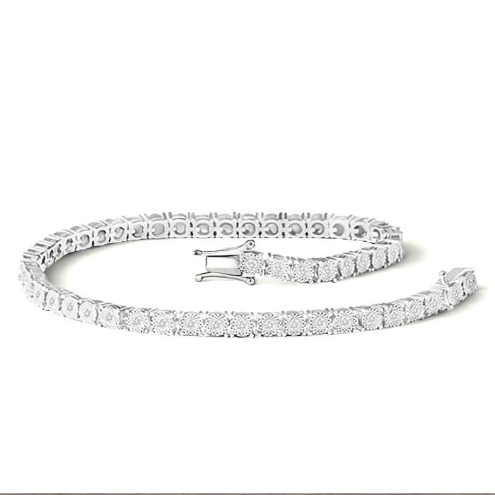 Diamond Bangle Listring Maya B16054-14