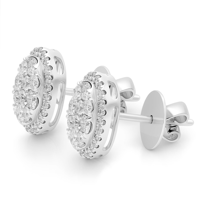 Diamond Earrings Illusion Serenity AF0421