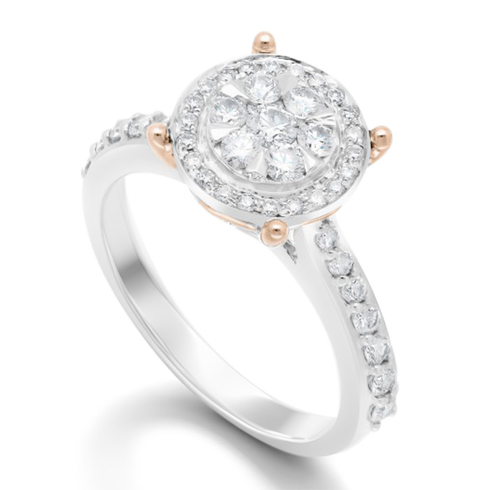 Diamond Ring Illusion Rhapsody JDR8020