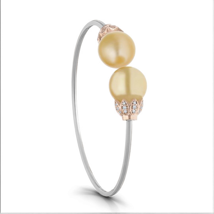 Diamond Pearl Bangle GKF0189