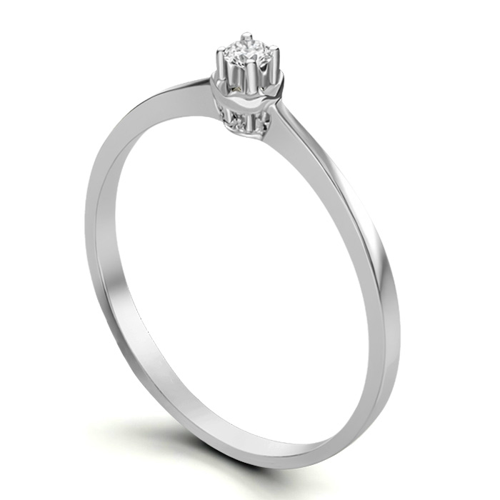 Diamond Ring Solitaire Round CWS0075