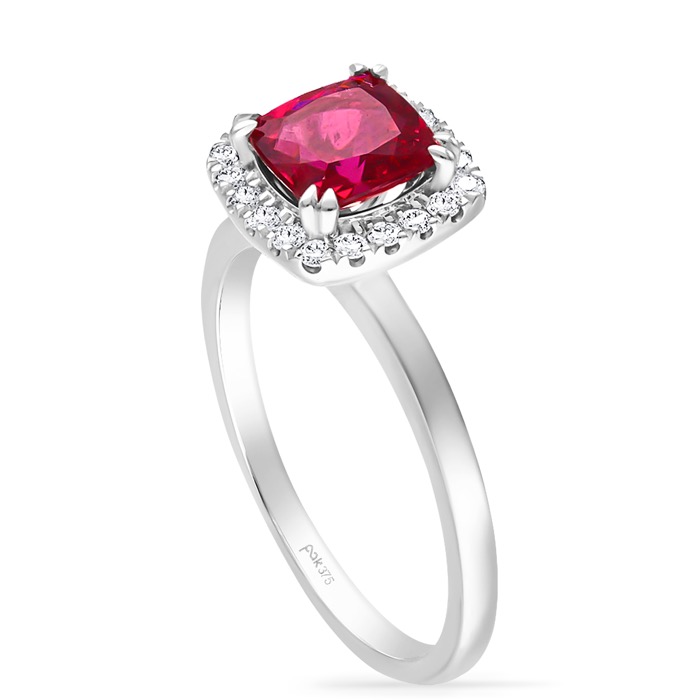 Fuchsia Diamond Ladies Ring CWF3105
