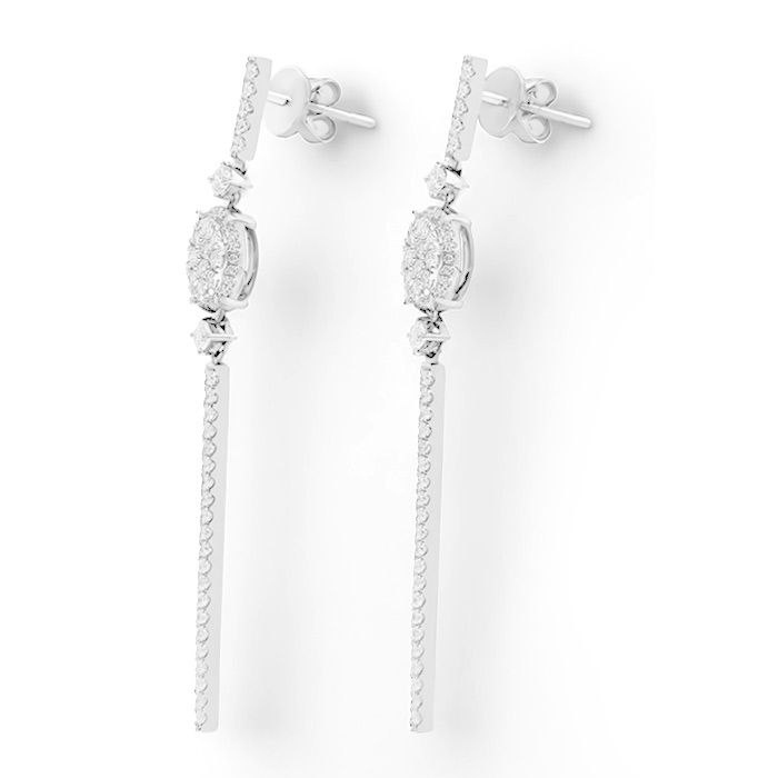 Diamond Earrings Illusion Serenity AF0588