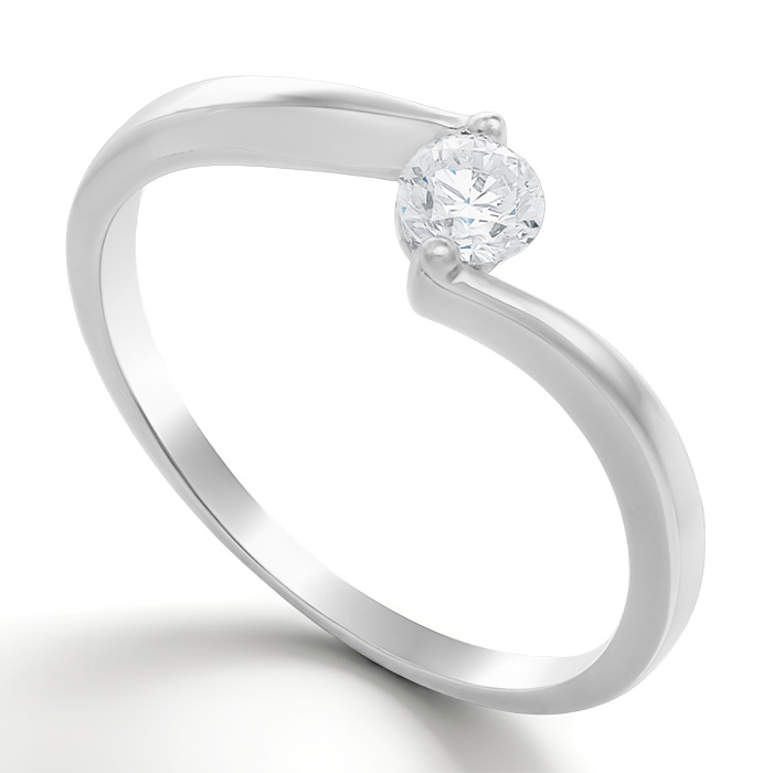 Diamond Ring Solitaire Round CWS0056