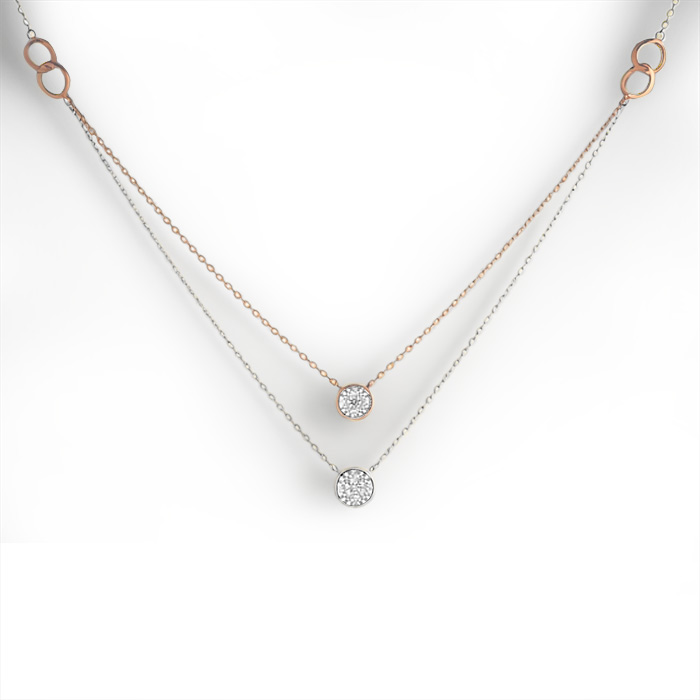 Diamond Mirage Necklace Solitaire N17162