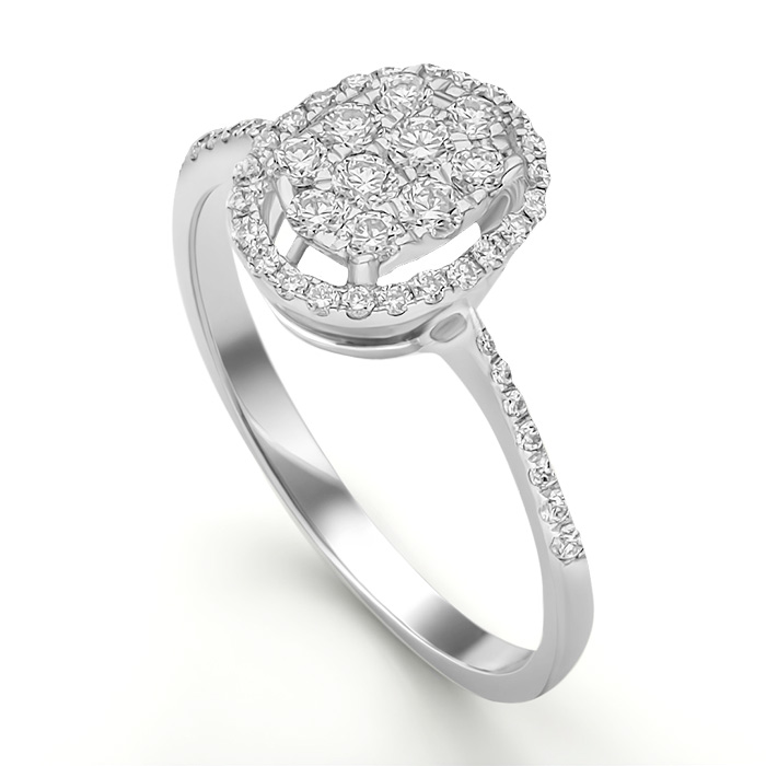 Serenity Glow Diamond Ladies Ring PA0008