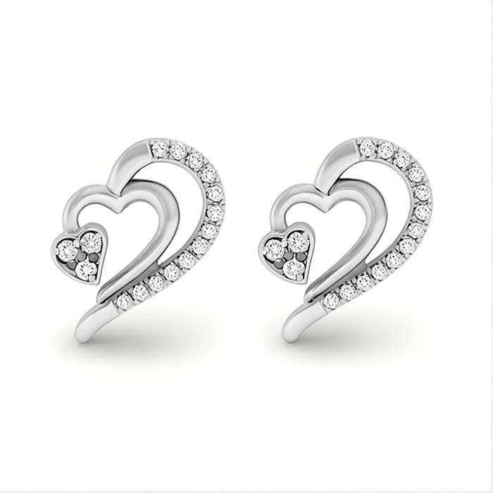 Diamond Earrings Love AF0313