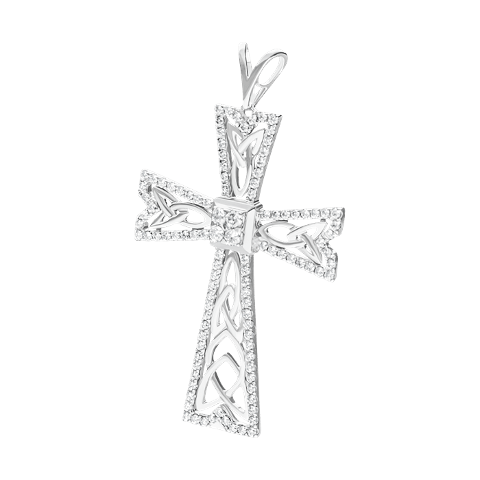 Diamond Ladies Pendant Cross LSF0152