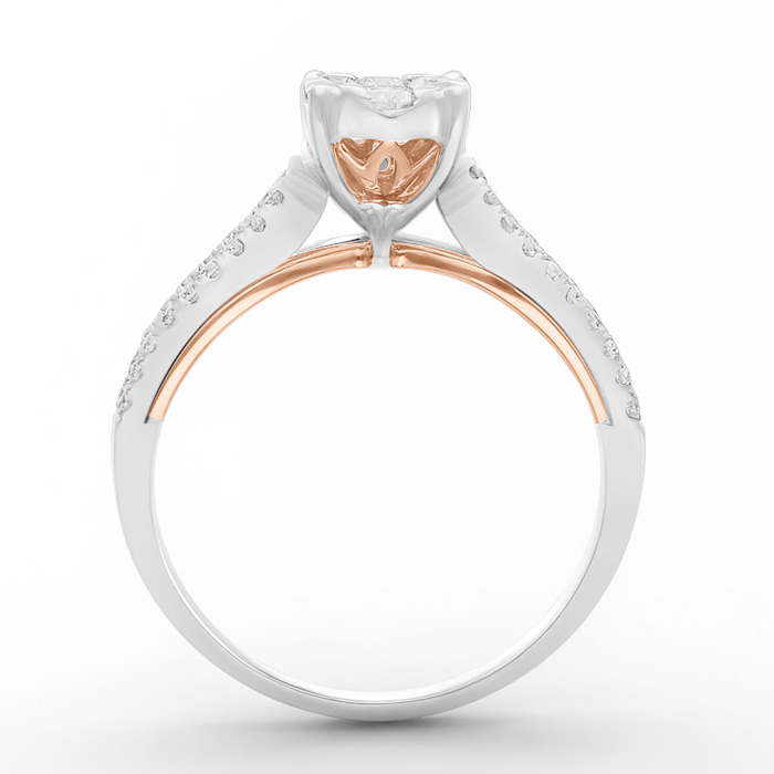 Diamond Ring Illusion Lotus CWF1199