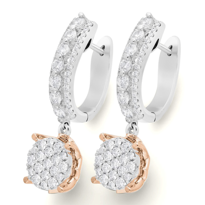 Diamond Earrings Illusion Rhapsody AF0352