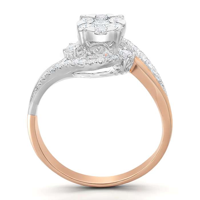 Diamond Ring Illusion Lotus CWF1114