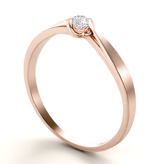 Diamond Ring Solitaire Round CWS0072