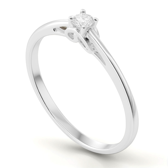 Diamond Ring Solitaire Round CWS0188