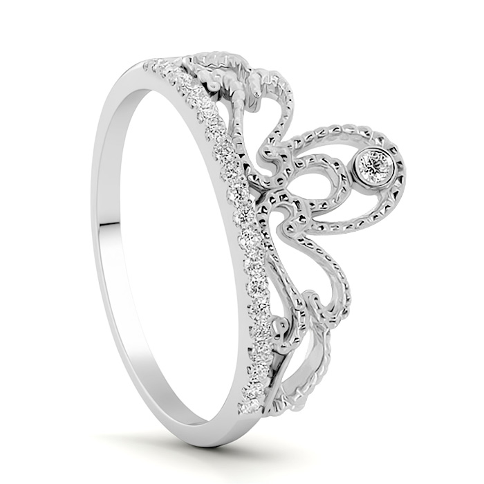 CROWN OF THE EMPRESS Diamond Ladies Ring CWF0915