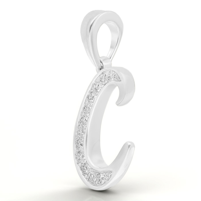 Diamond Pendant Alphabet LWF0445