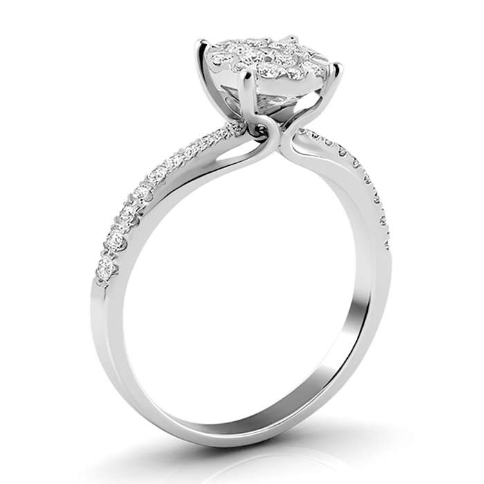 Diamond Ring Illusion Rhapsody Listring CWF0615