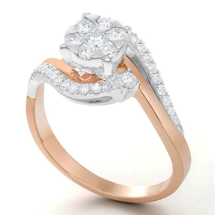 Diamond Ring Illusion Lotus CWF1114