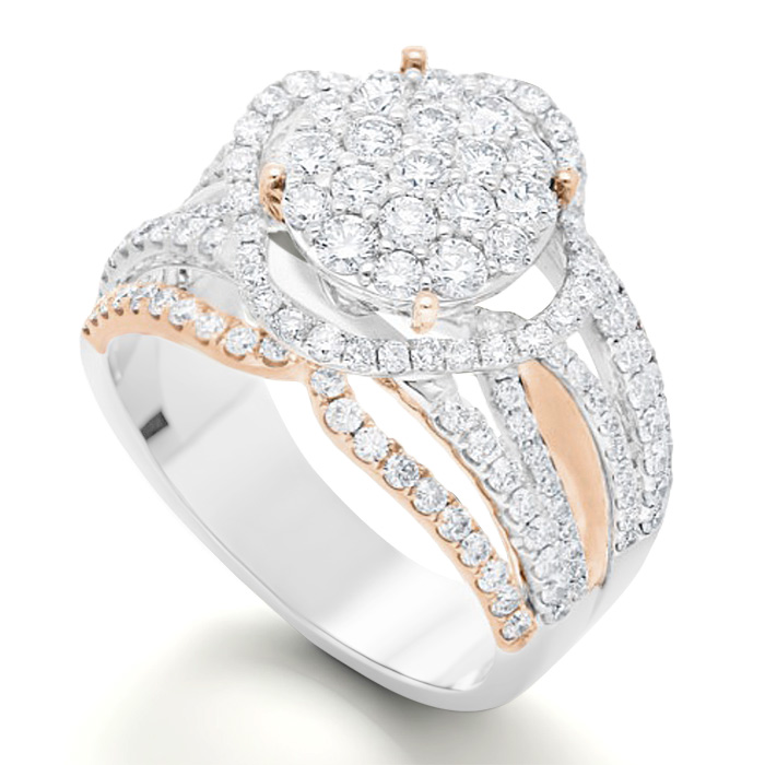 Diamond Ring Illusion Rhapsody R17208