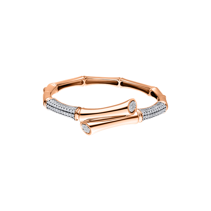 Diamond Bangle Bamboo GKF0555