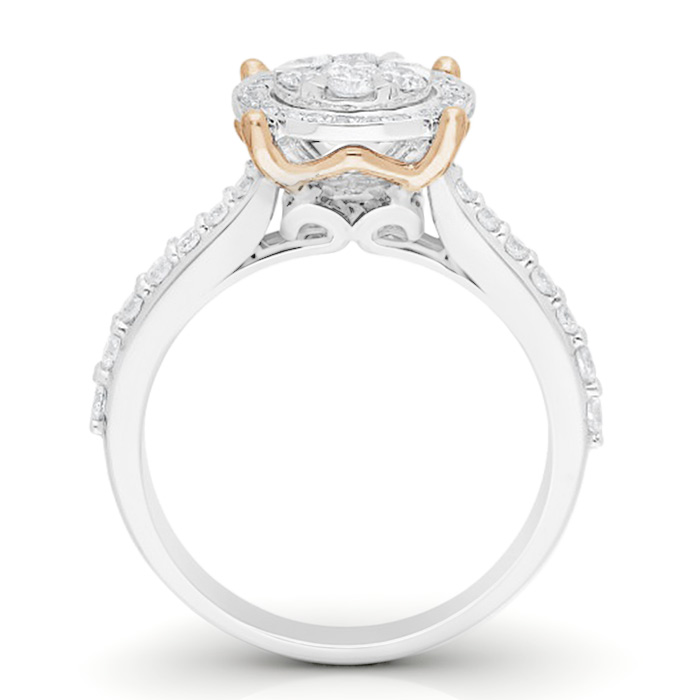 Diamond Ring Illusion Rhapsody JDR8020