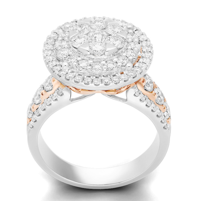 Diamond Ring Solitaire Round CWF1043