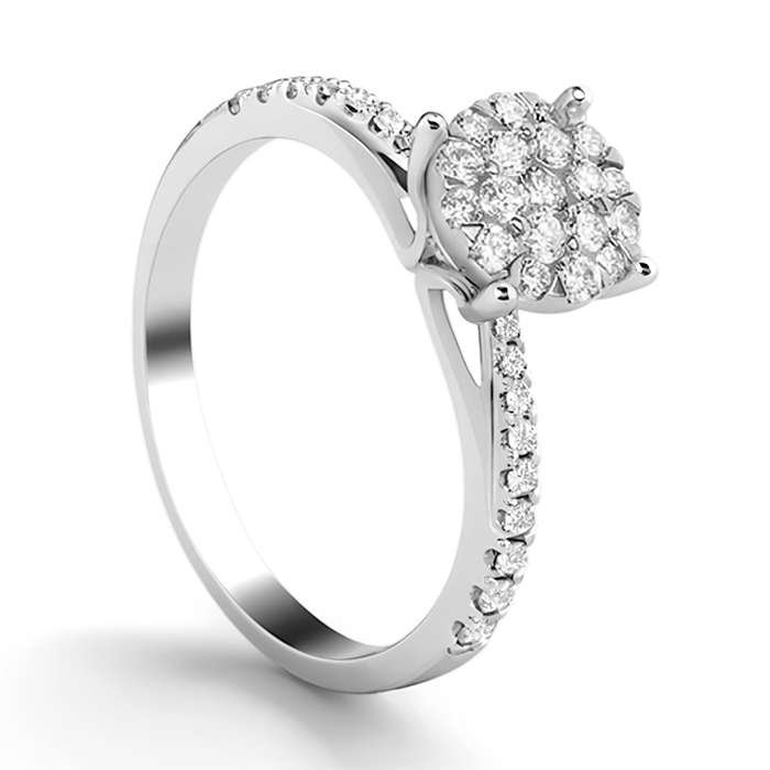 Diamond Ring Illusion Rhapsody Listring CWF0615