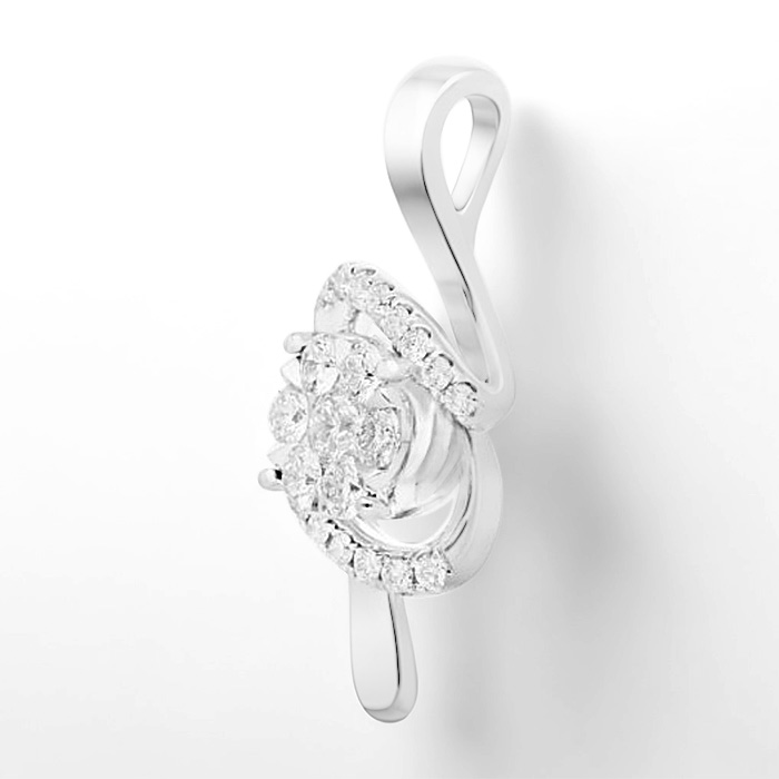 Diamond Pendant Illusion Lotus JDR8092P