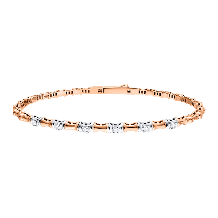 Stackable Diamond Ladies Bangle BJ-042