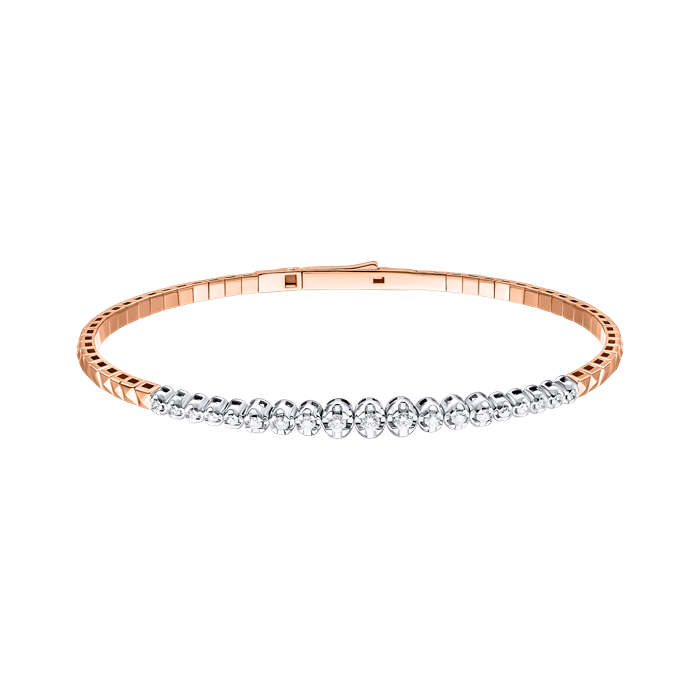 Stackable Diamond Ladies Bangle BJ-043